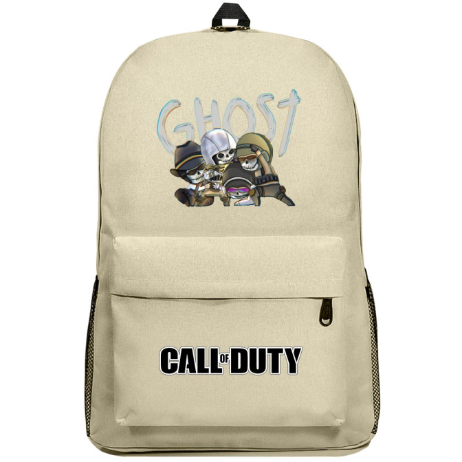 Ghost Cod Backpack Call Of Duty Ghost Backpack SuperPack - Mini Ghosts Chibi Art | Trendapack