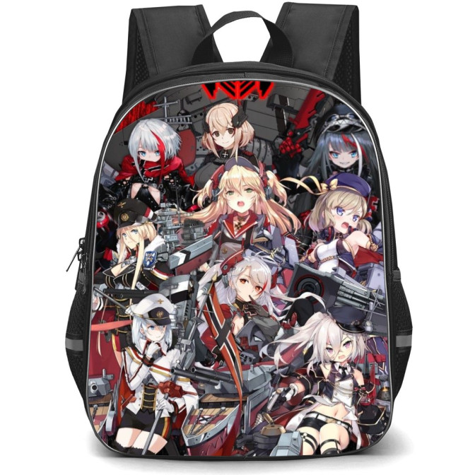 Azur Lane Backpack StudentPack - Azur Lane Iron Blood Team Anime Art ...