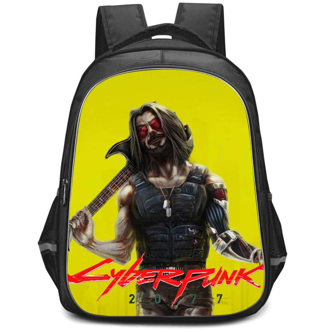 Cyberpunk 2077 Johnny Silverhands Backpack StudentPack - Johnny ...