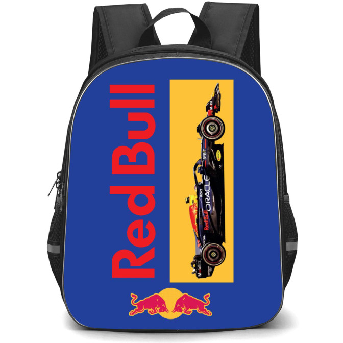 F1 Formula One Redbull Backpack StudentPack - Redbull Logo And F1 Card ...