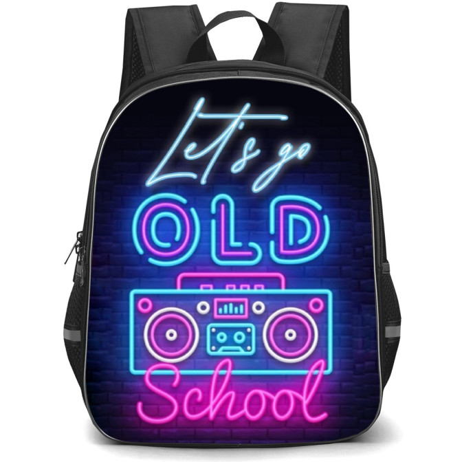80s Backpack Student Pack - Back To The 80s Retro Led Poster | Trendapack