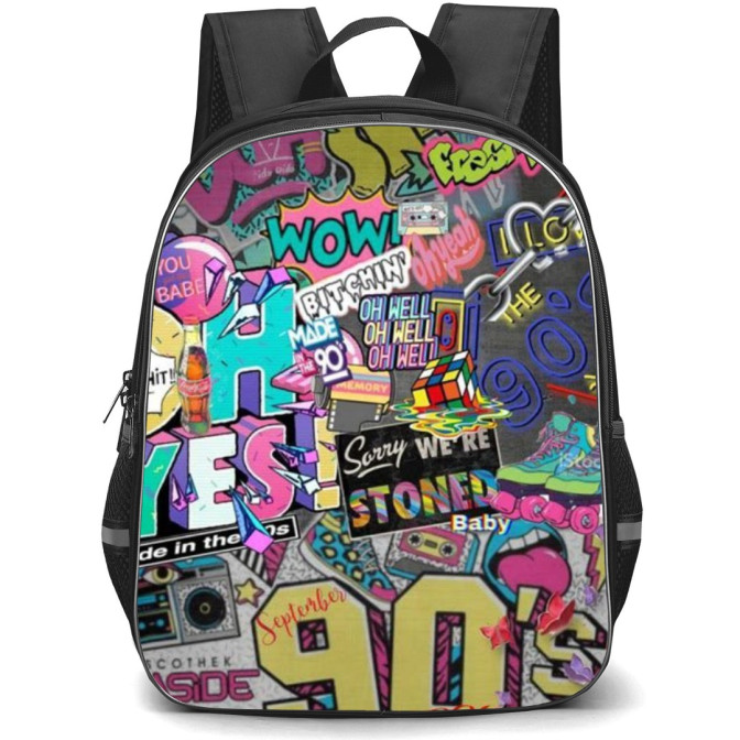 90s Backpack Student Pack - 90s Pop Art Wallpaper | Trendapack