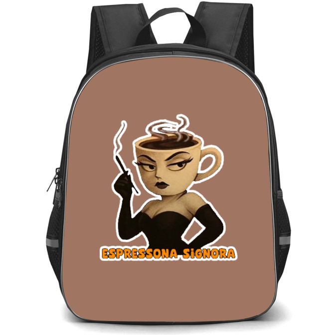 Italian Brainrot Espressona Signora Backpack StudentPack - Espressona ...