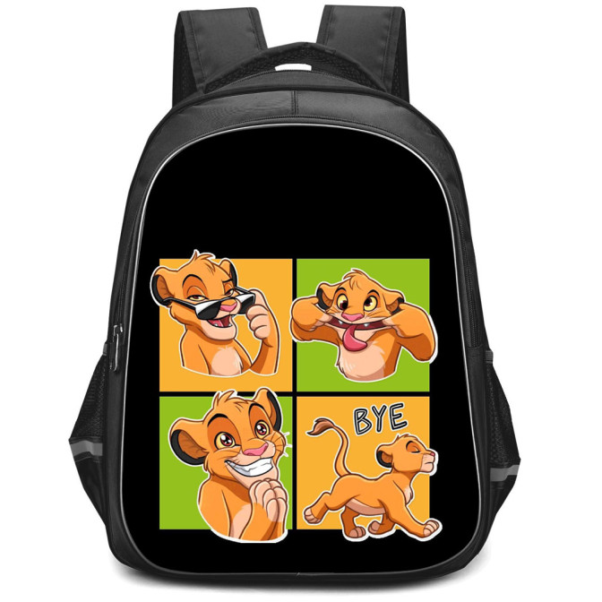 The Lion King Simba Backpack StudentPack - Simba Portrait Poster ...