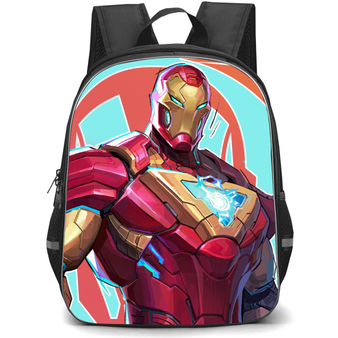 Marvel Rivals Backpack StudentPack - Marvel Rivals Iron Man Character ...