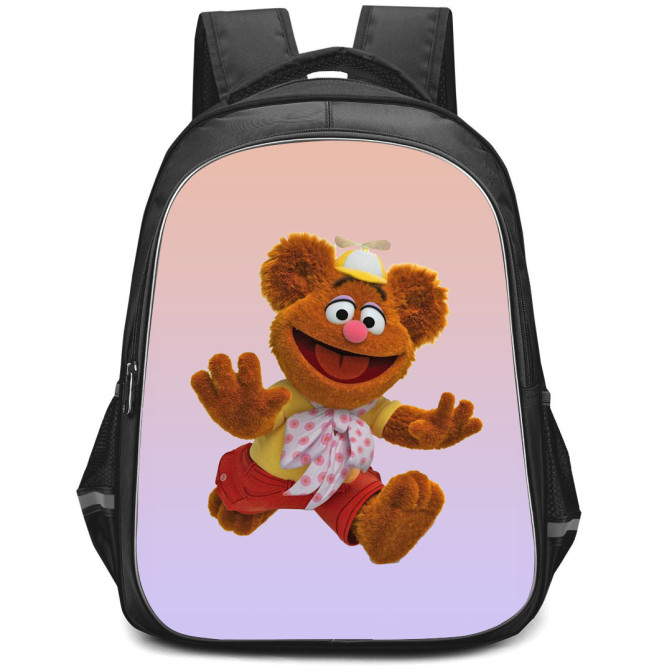 Muppet Babies Fozzie Bear Backpack StudentPack - Fozzie Bear Running On ...