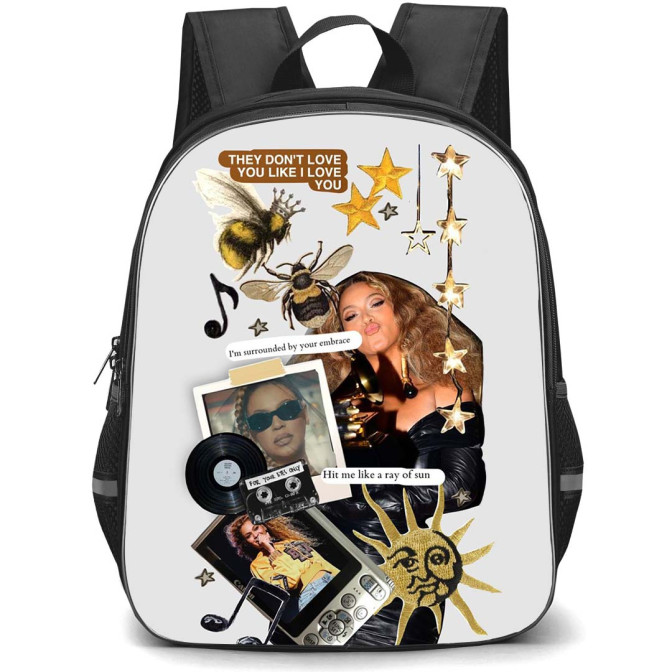 Beyonce Backpack StudentPack - Beyonce Hit Me Like A Ray of Sun Collage ...
