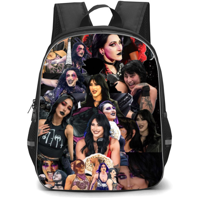 Rhea Ripley Backpack StudentPack - Rhea Ripley Collage Poster | Trendapack