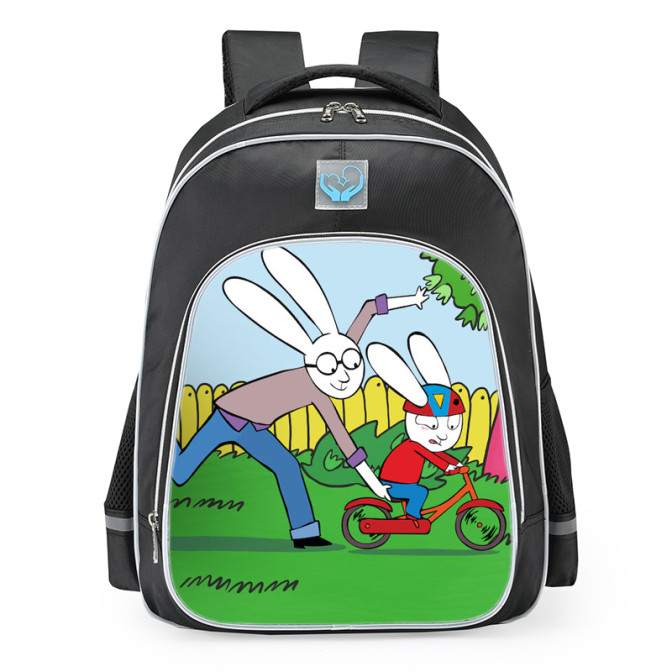 Simon Super Rabbit Dad Simon Super Rabbit Dad And Simon School Backpack | Trendapack