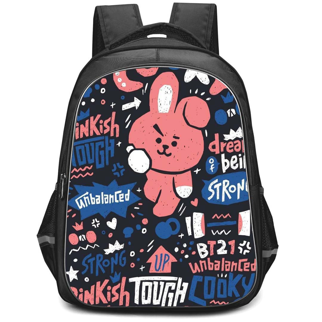 BT21 Cooky Backpack StudentPack - Cooky Typography Art Poster