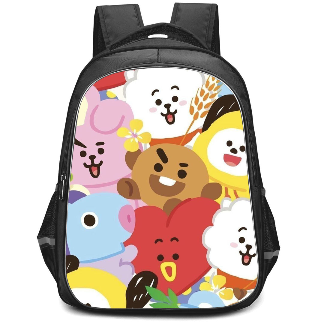 BT21 Backpack StudentPack - BT21 Member Smiling Poster