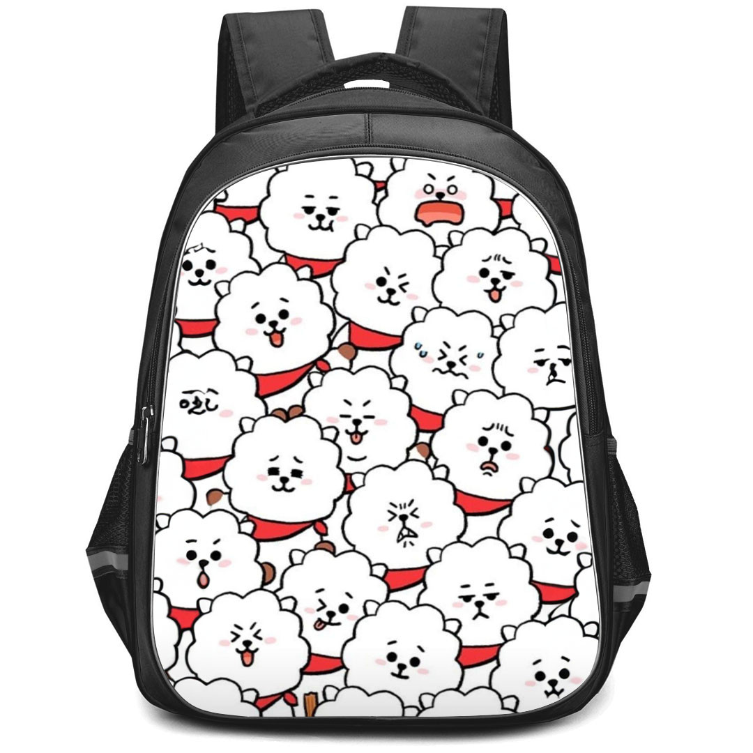 BT21 RJ Backpack StudentPack - RJ Pattern Art Poster