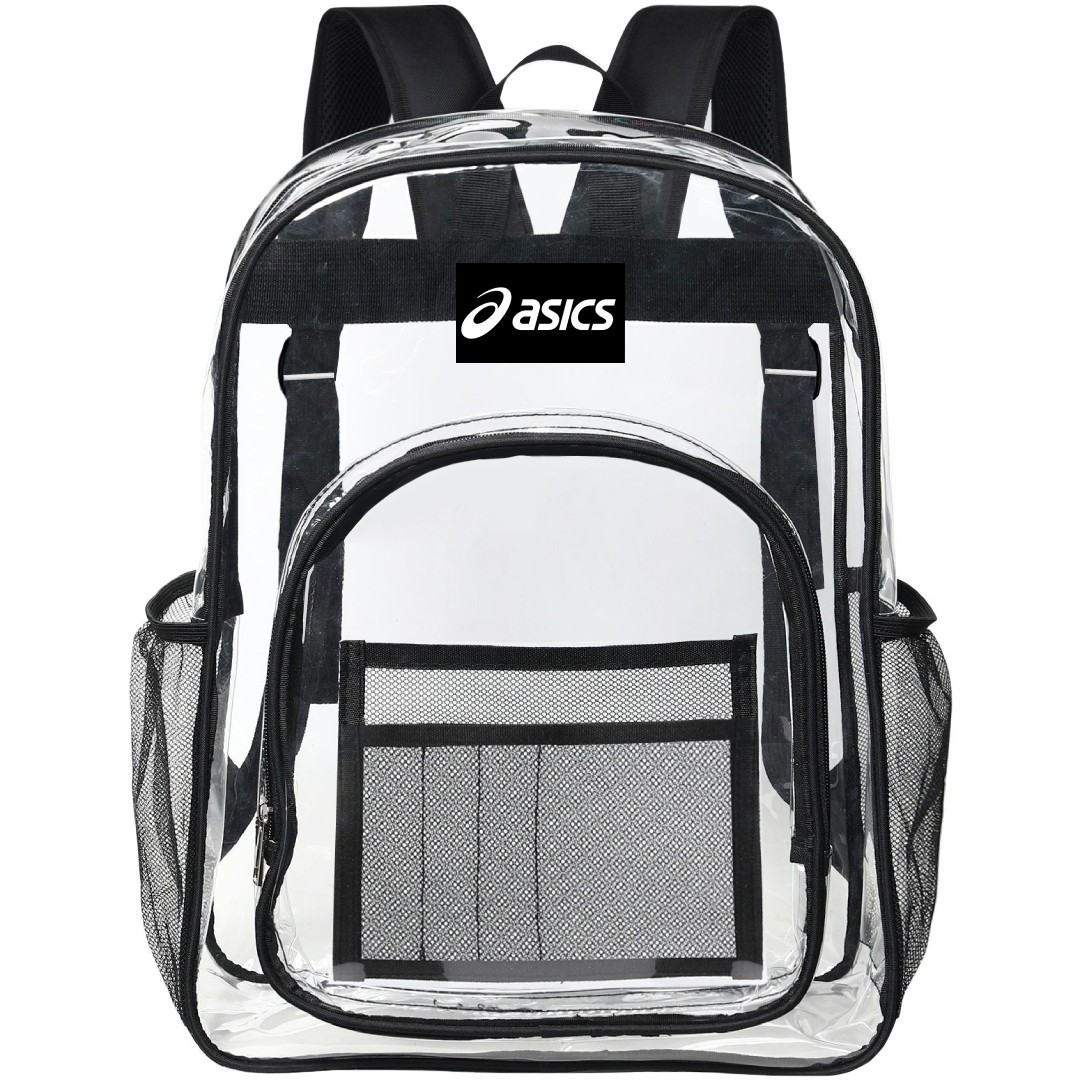Asics Clear Wrestling Pack - Transparent See Through School Bag Asics Wrestling Large Logo