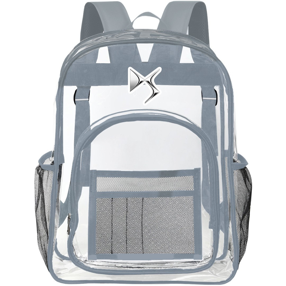 DS Automobiles Clear Backpack - Transparent See Through School Bag DS Automobiles Large Logo