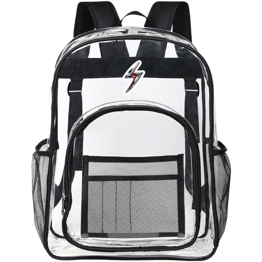 Nissan Silvia Clear Backpack - Transparent See Through School Bag Nissan Silvia Large Logo