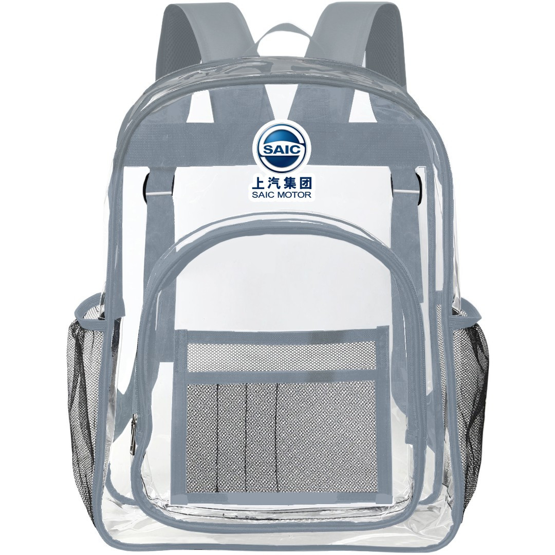 Shangen (SAIC Motor) Clear Backpack - Transparent See Through School Bag Shangen (SAIC Motor) Large Logo