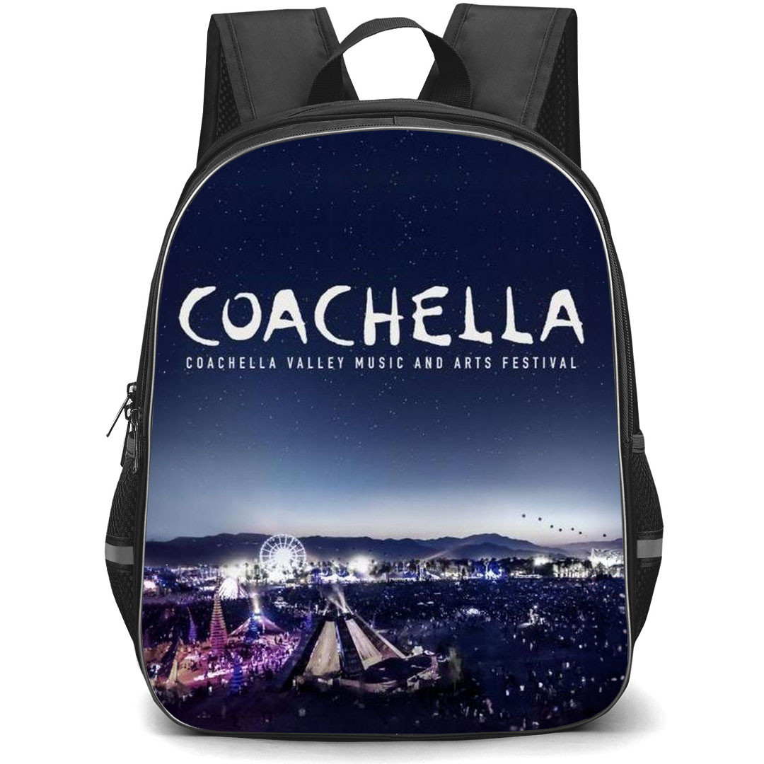 Coachella Backpack StudentPack - Coachella Valley Music And Arts Festival Night View