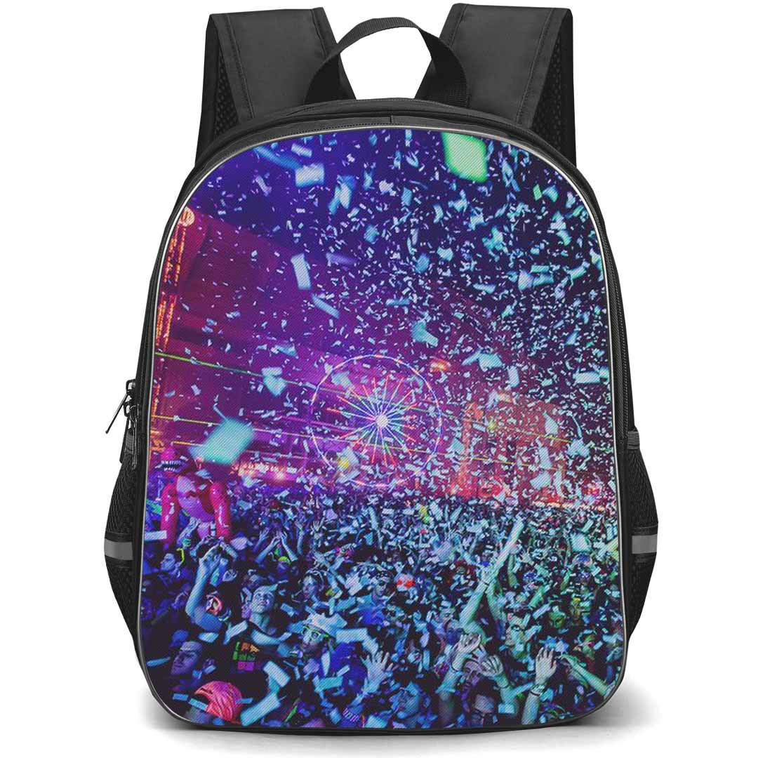 EDC Las Vegas Backpack StudentPack - EDC Las Vegas Music Festival Audience Poster