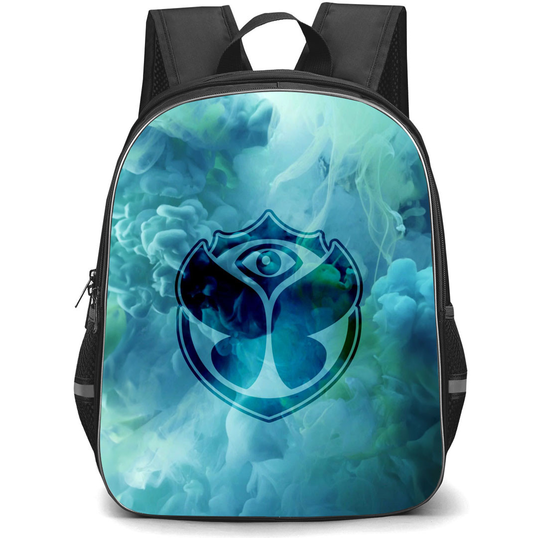 Tomorrowland Backpack StudentPack - Tomorrowland Logo On Smoky Background