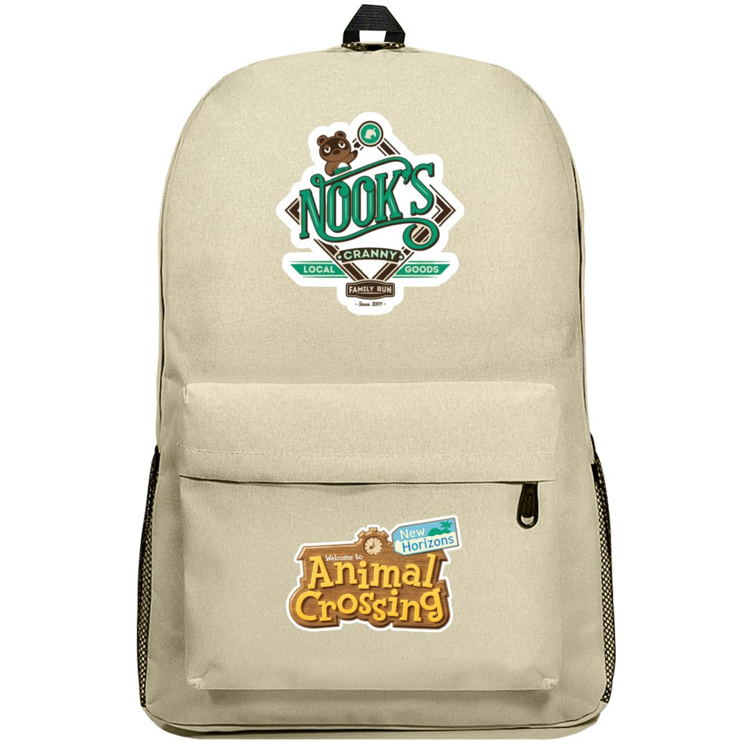 Animal Crossing Tom Nook Backpack SuperPack - Tom Nook Cranny Coffee Logo