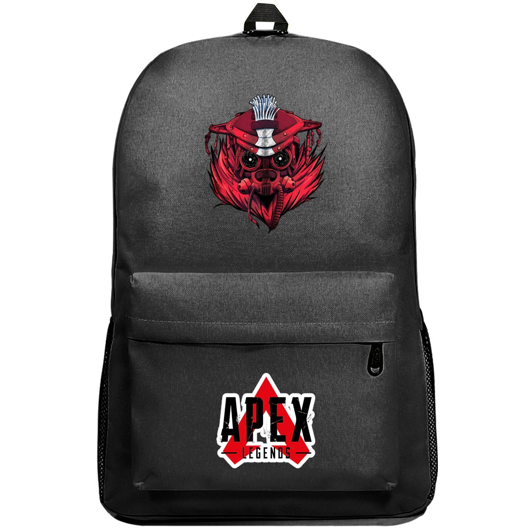 Apex Legends Bloodhound Backpack SuperPack - Bloodhound Face Cartoon Art
