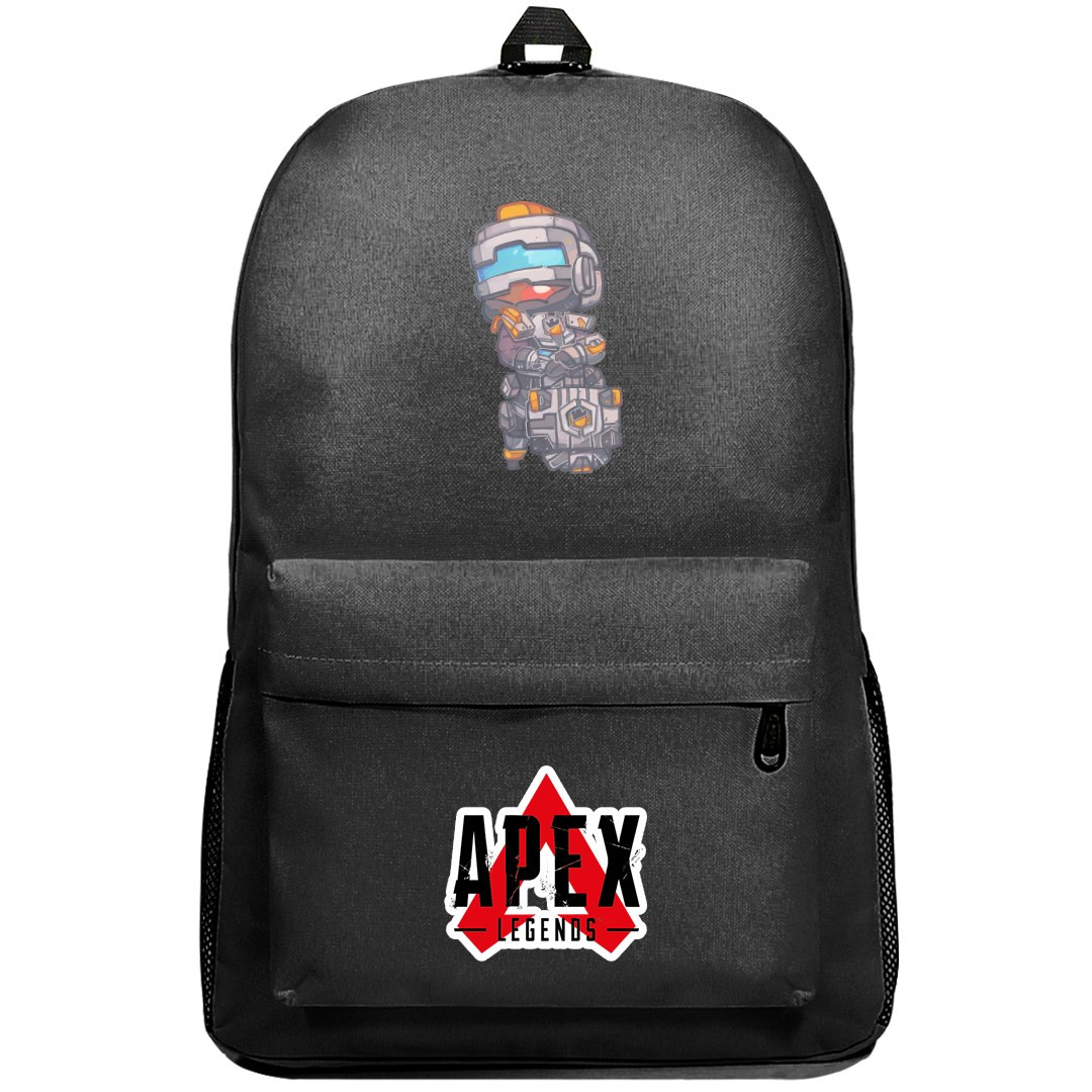Apex Legends Newcastle Backpack SuperPack - Newcastle Portrait Chibi