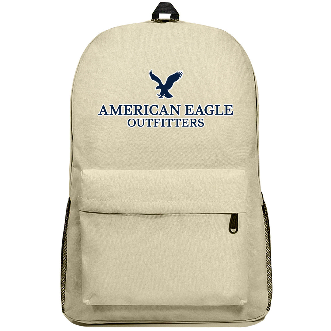 American Eagle Backpack SuperPack - American Eagle Outfitters Blue Logo