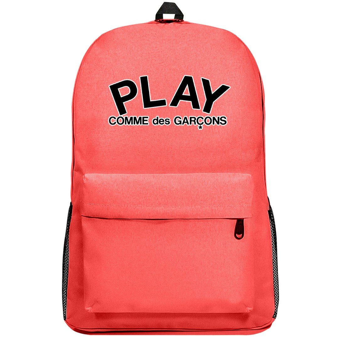 Comme Des Gar?ons Play Backpack SuperPack - CDG Play Black Logo