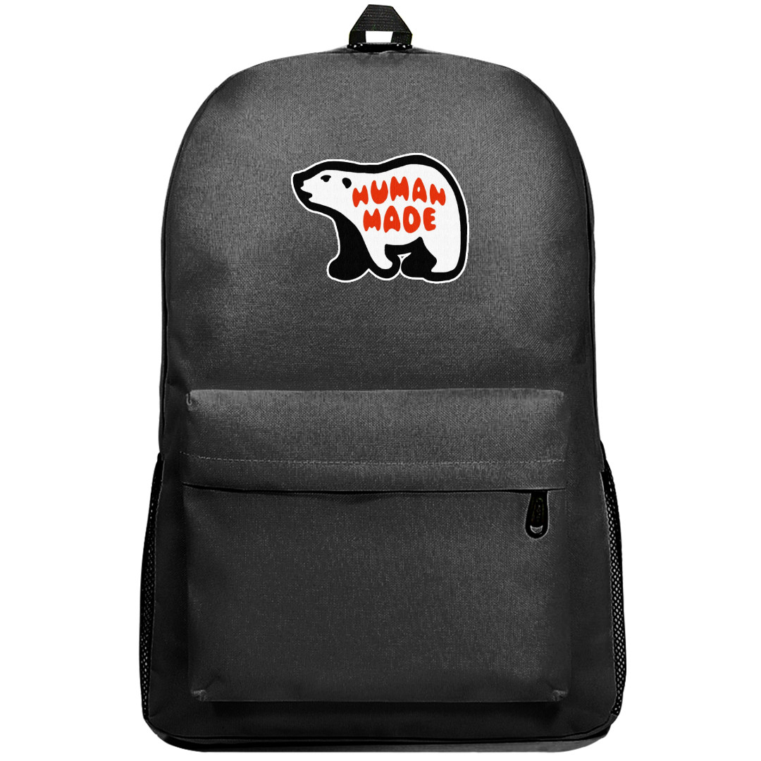 Apparel Human Made Backpack SuperPack - Apparel Human Made Bear Icon White Background