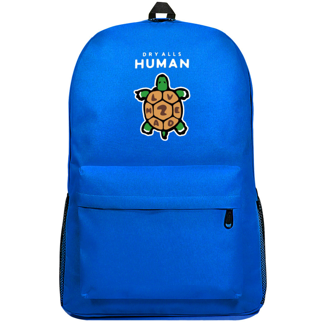 Apparel Human Made Backpack SuperPack - Apparel Human Made Turtle Sticker On Black Background