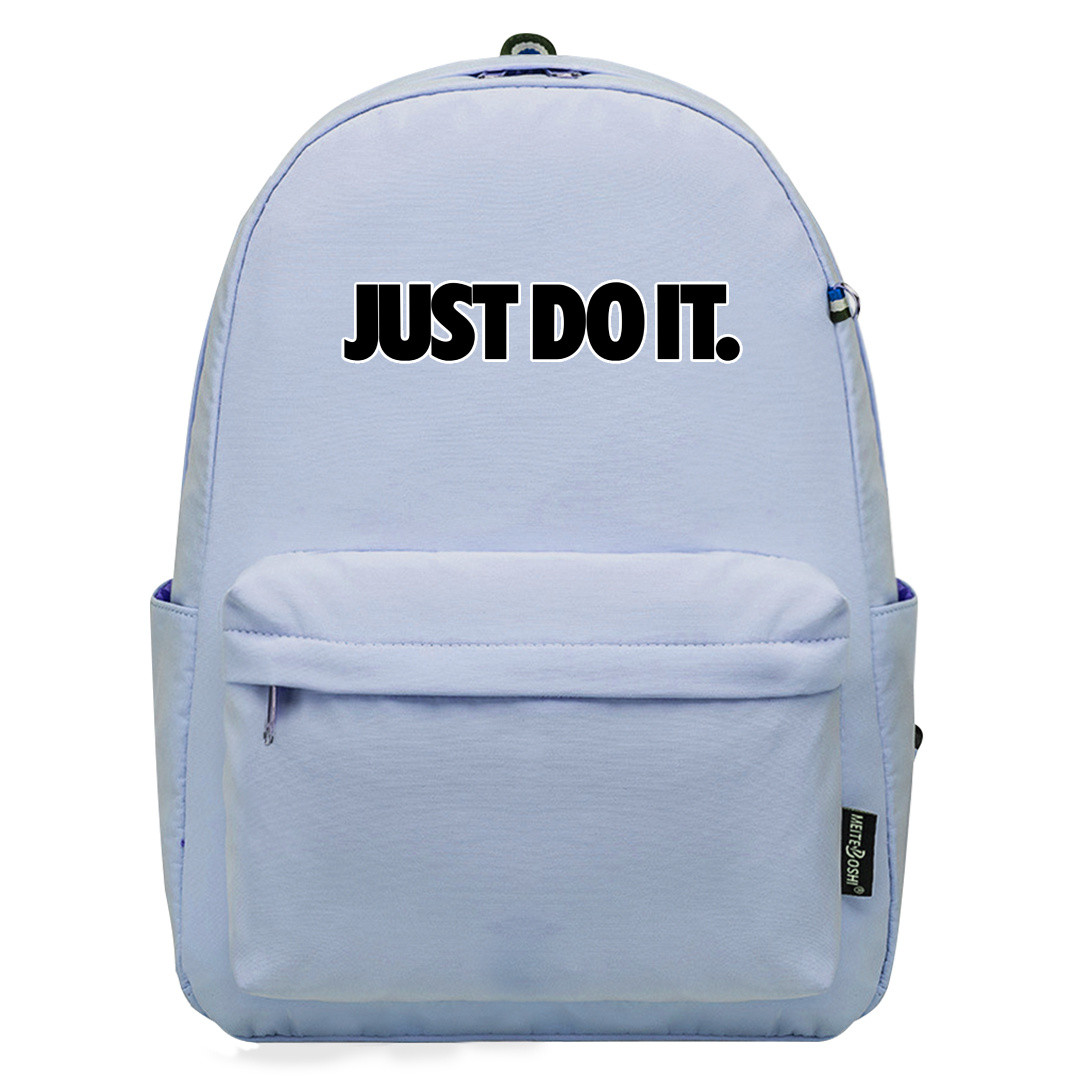 Nike Backpack SuperPack - Nike 'Just Do It' Black Logo