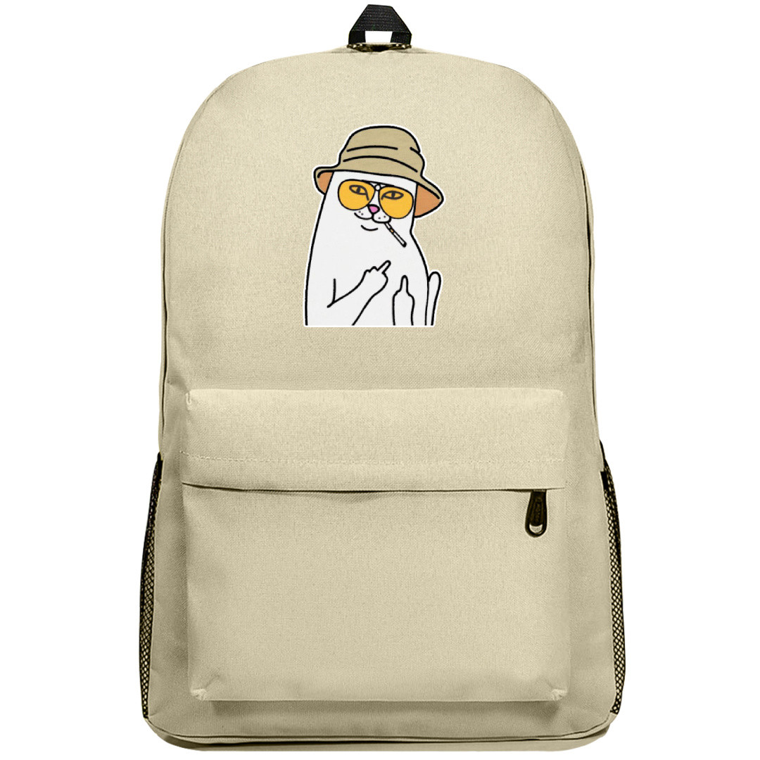 Apparel Ripndip Backpack SuperPack - Apparel Ripndip Cat Smoking And Wears Hat And Glasse Poster