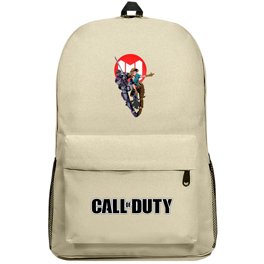 Call Of Duty Backpack SuperPack - Ghost And Girl Comic Art
