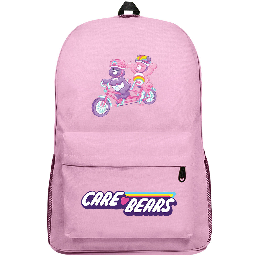CareBears Backpack SuperPack - Riding In Pink Bicycle