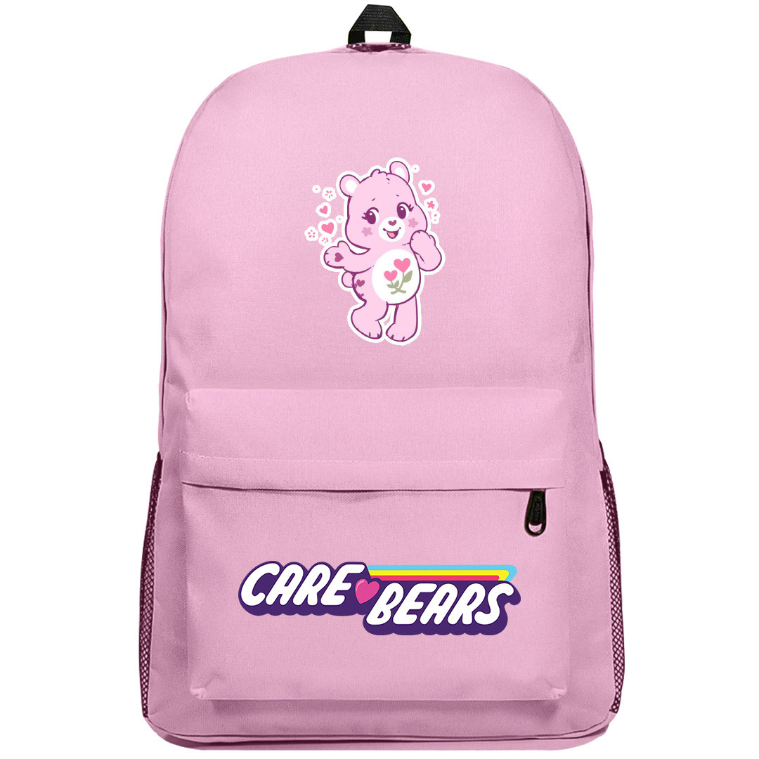 CareBears True Heart Bear Backpack SuperPack - True Heart Bear Pink Shy