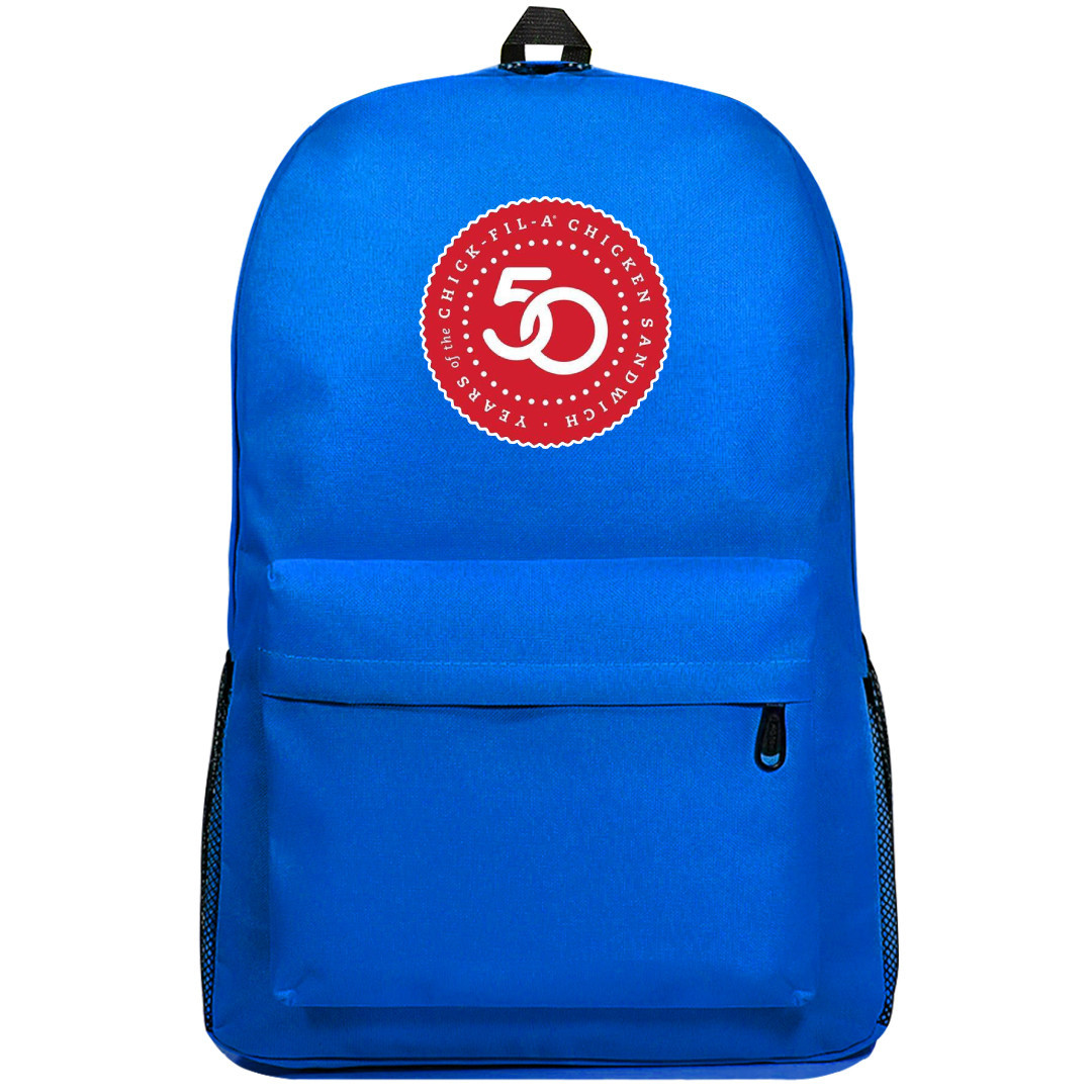 Chick-Fil-A Backpack SuperPack - Chick-Fil-A 50 Years Round Sticker