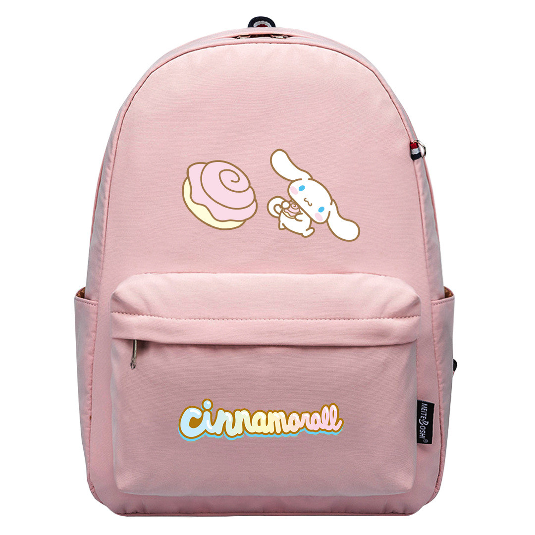 Cinammoroll Backpack SuperPack - Cinnamoroll Holding Sweet Cinnamon Roll