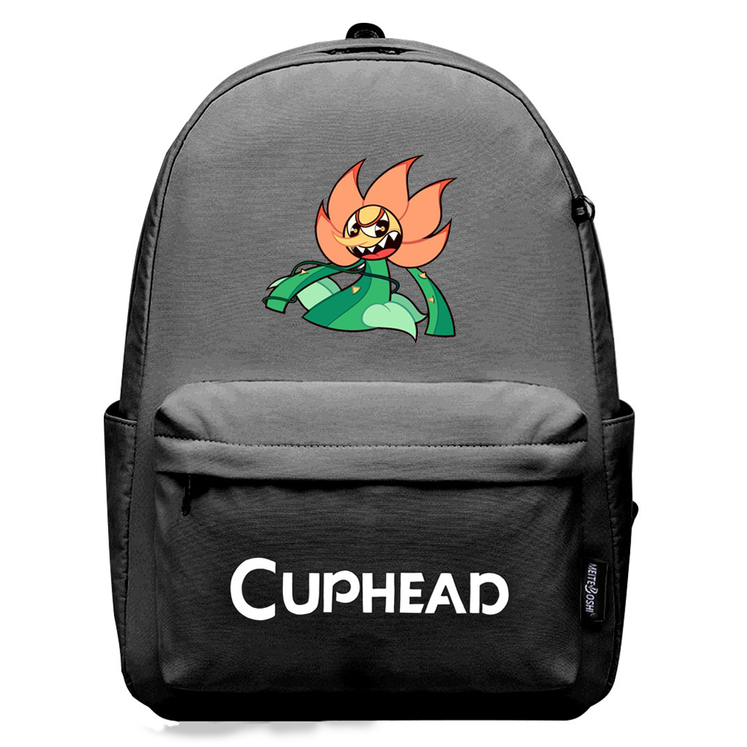 Cuphead Cagney Carnation Backpack SuperPack - Cagney Carnation Flower Sticker Art