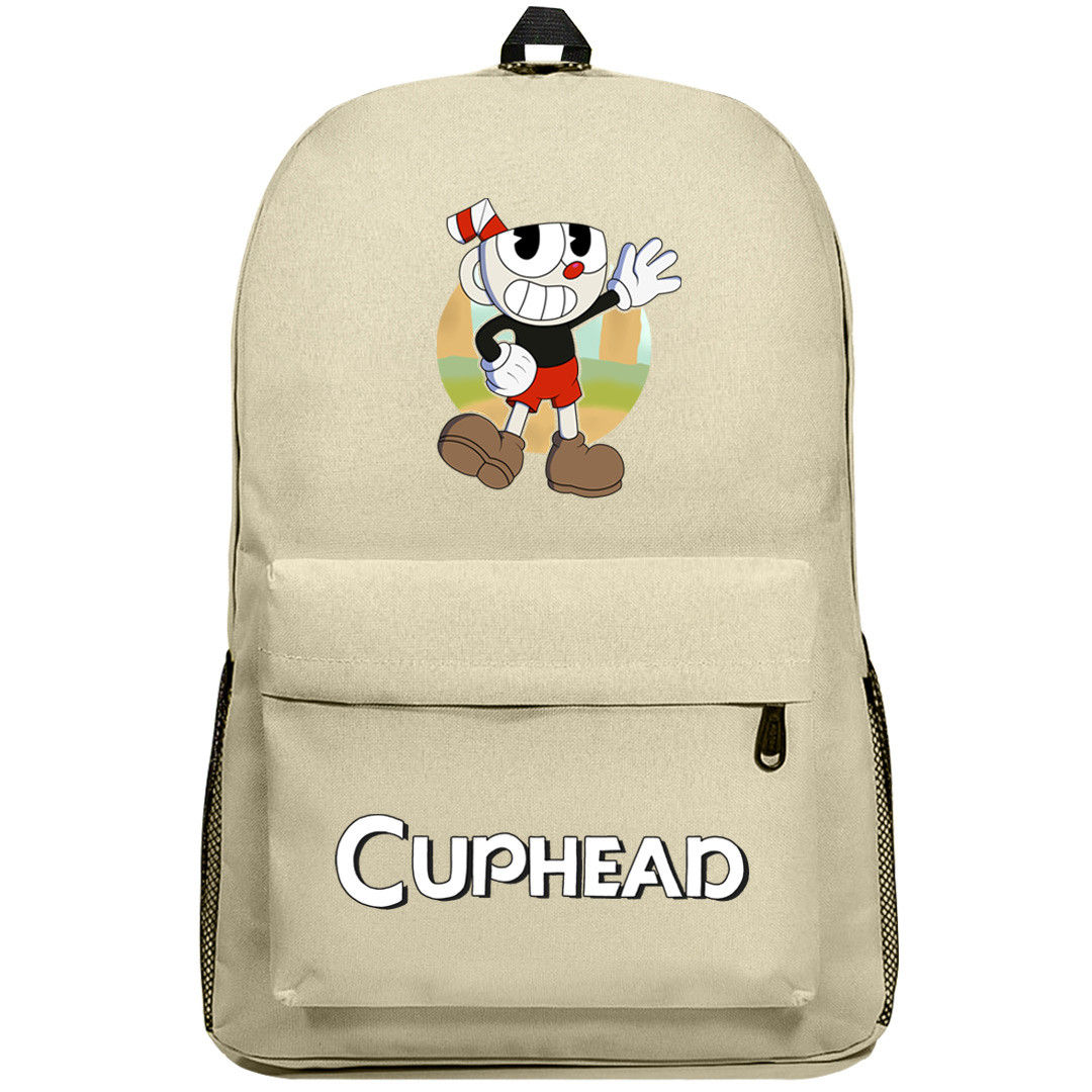 Cuphead Backpack SuperPack - Cuphead Standing Anime Art