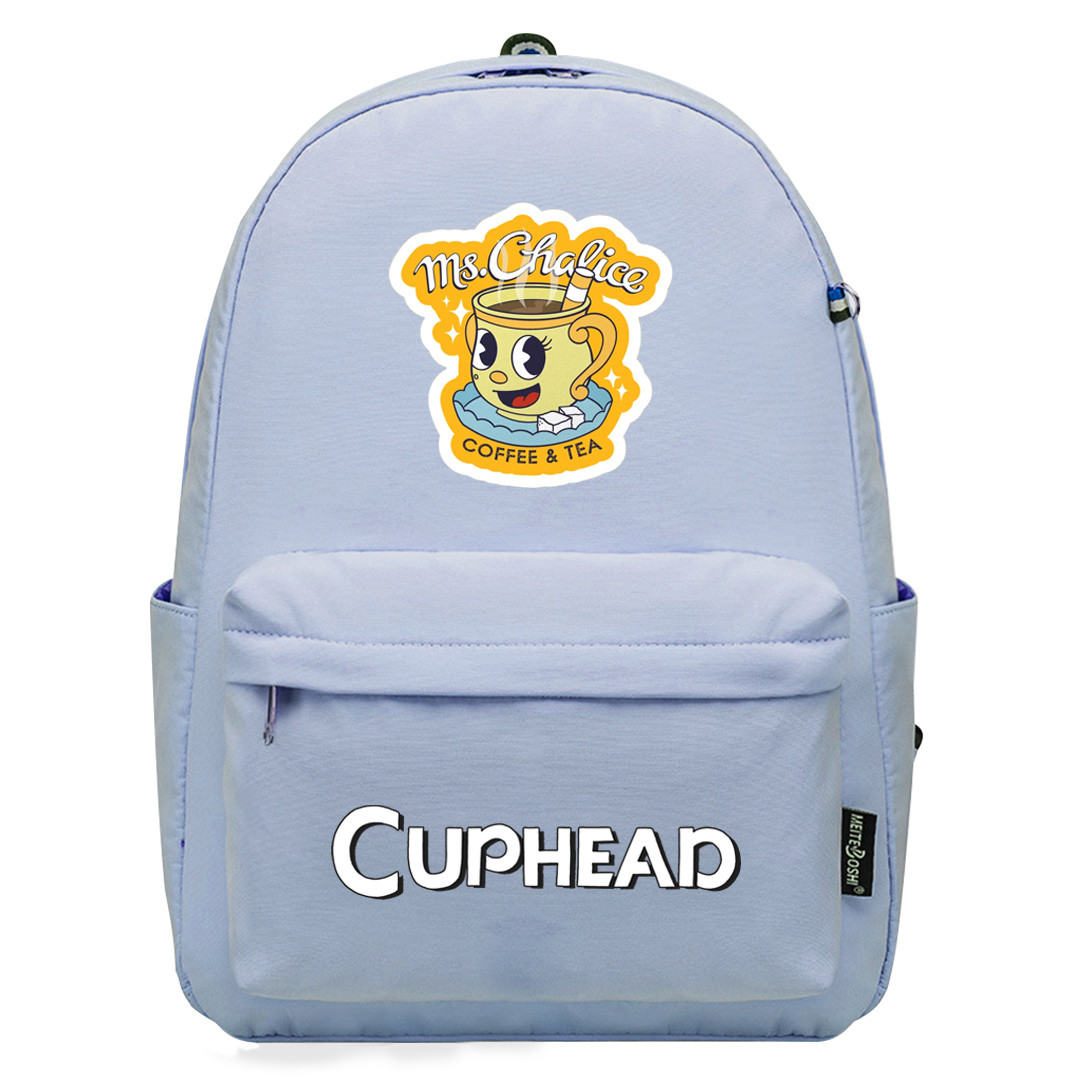 Cuphead Ms Chalice Backpack SuperPack - Ms Chalice Coffee And Tea Sticker Art