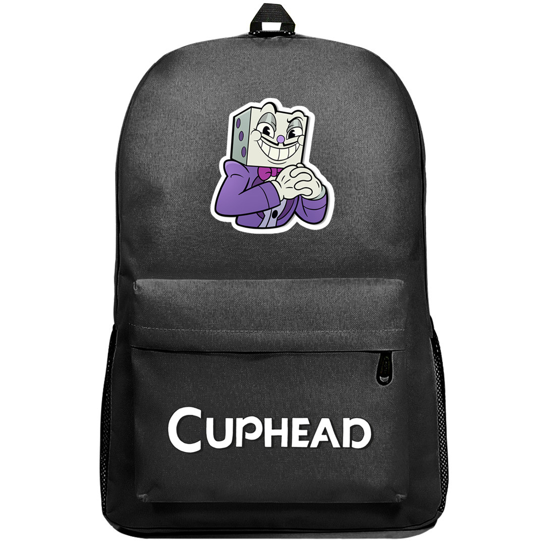 Cuphead King Dice Backpack SuperPack - King Dice Smiling Sticker Art