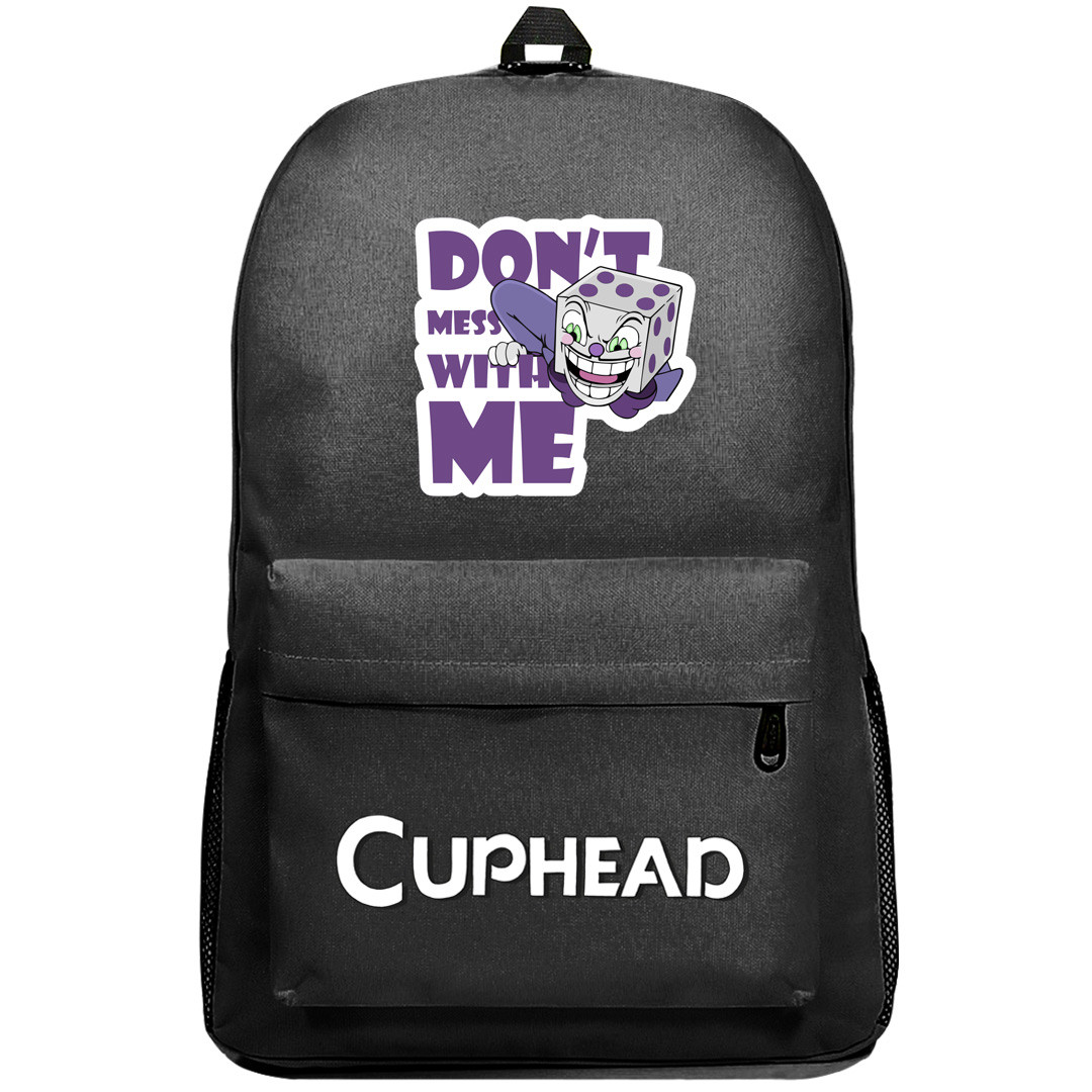 Cuphead King Dice Backpack SuperPack - King Dice Don't Mess with Me Sticker Art