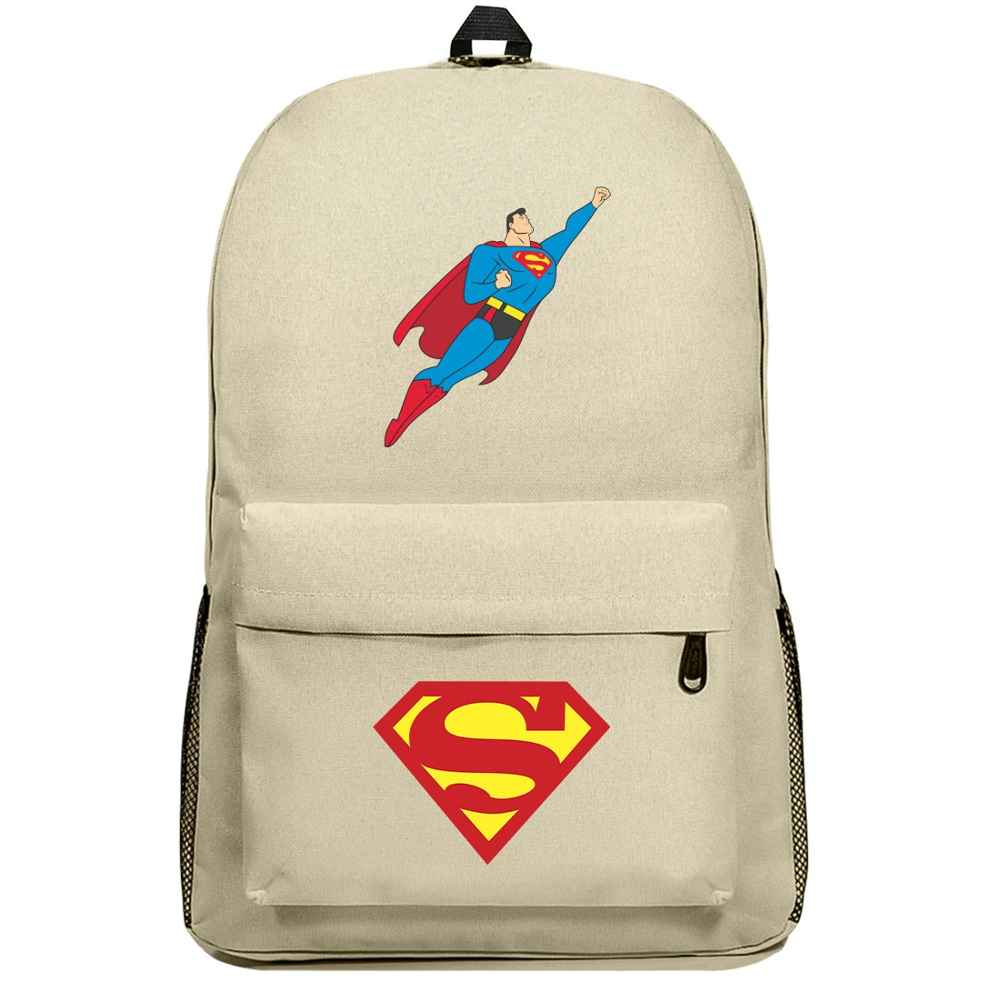 Superman Backpack SuperPack - Superman Flying Cartoon Art