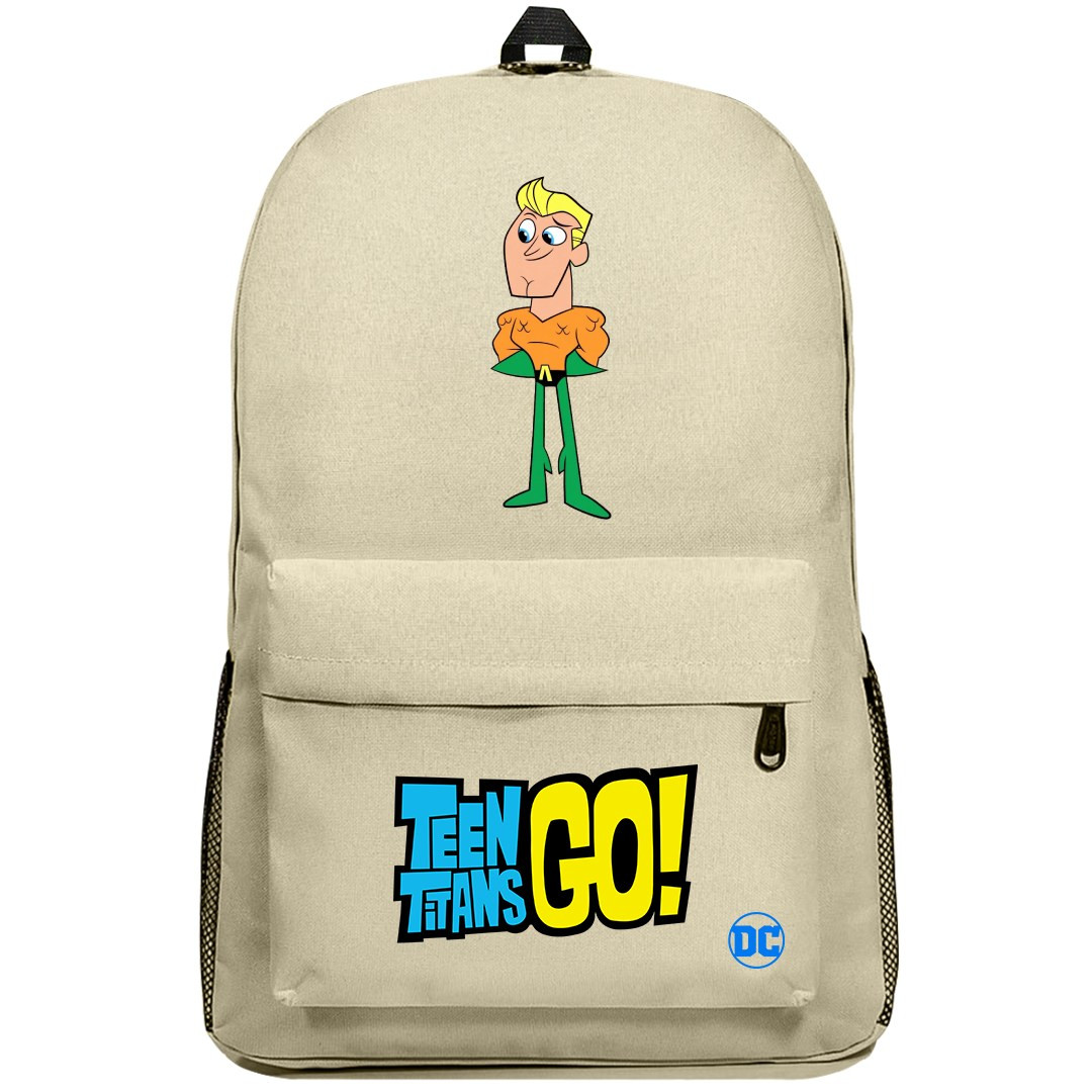 Teen Titans Go Aquaman Backpack SuperPack - Aquaman Cartoon Art