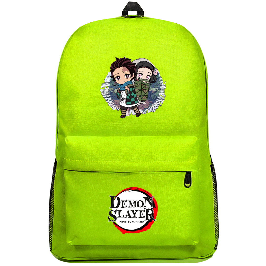 Demon Slayer Tanjiro Kamado Backpack SuperPack - Tanjiro Kamado and Nezuko Kamado Chibi Art