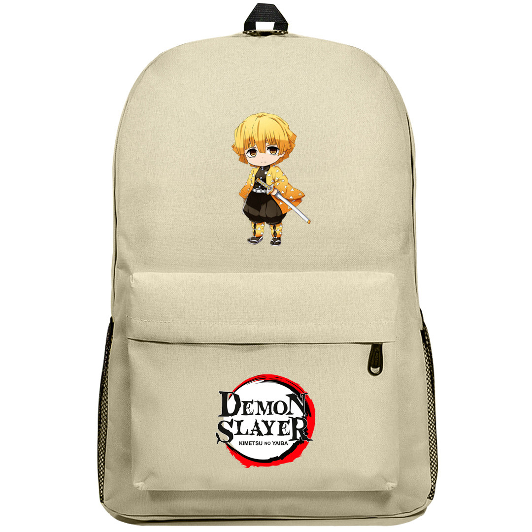 Demon Slayer Zenitsu Agatsuma Backpack SuperPack - Zenitsu Agatsuma Chibi Art