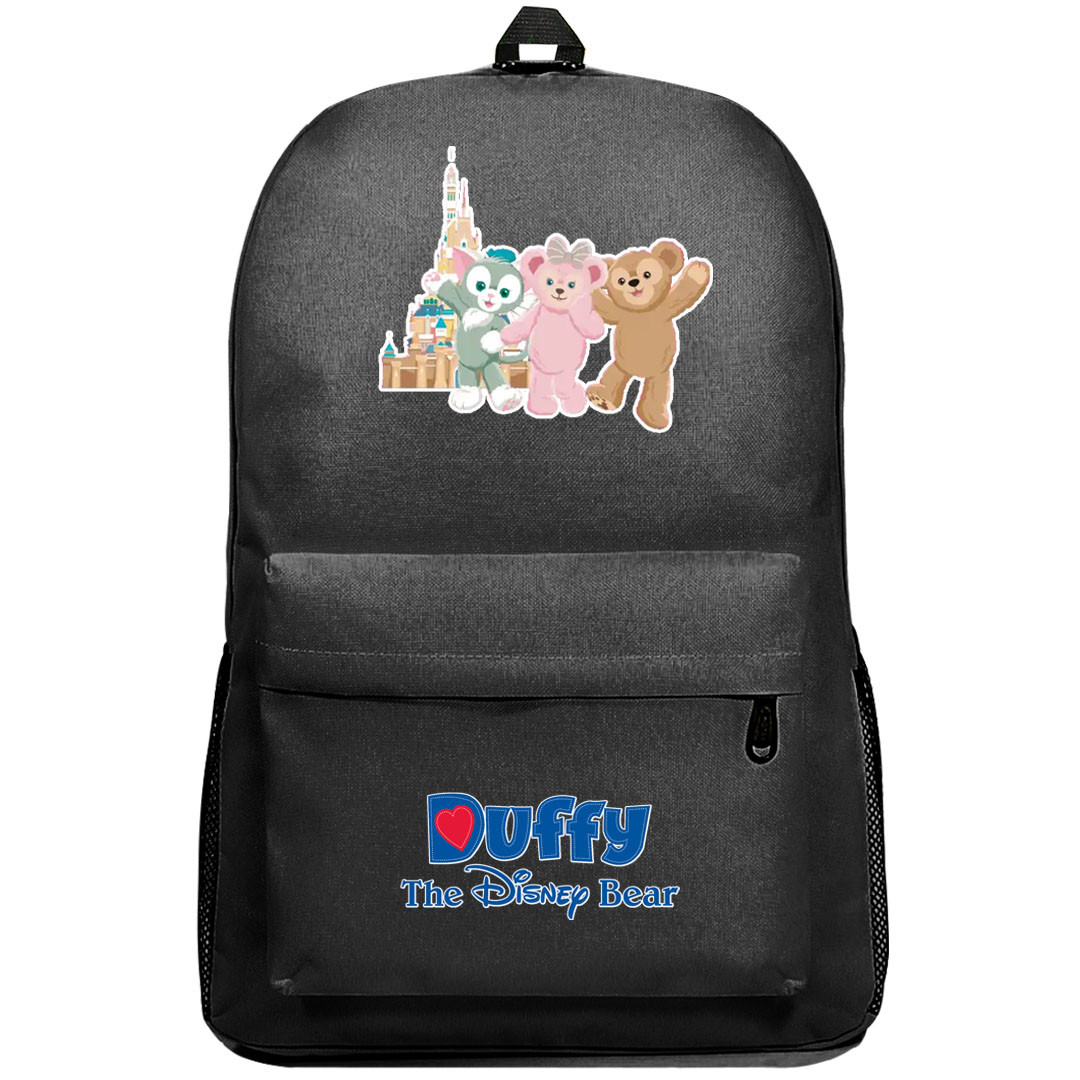 Duffy And Friends ShellieMay Backpack SuperPack - ShellieMay Portrait On Pink Background Sticker