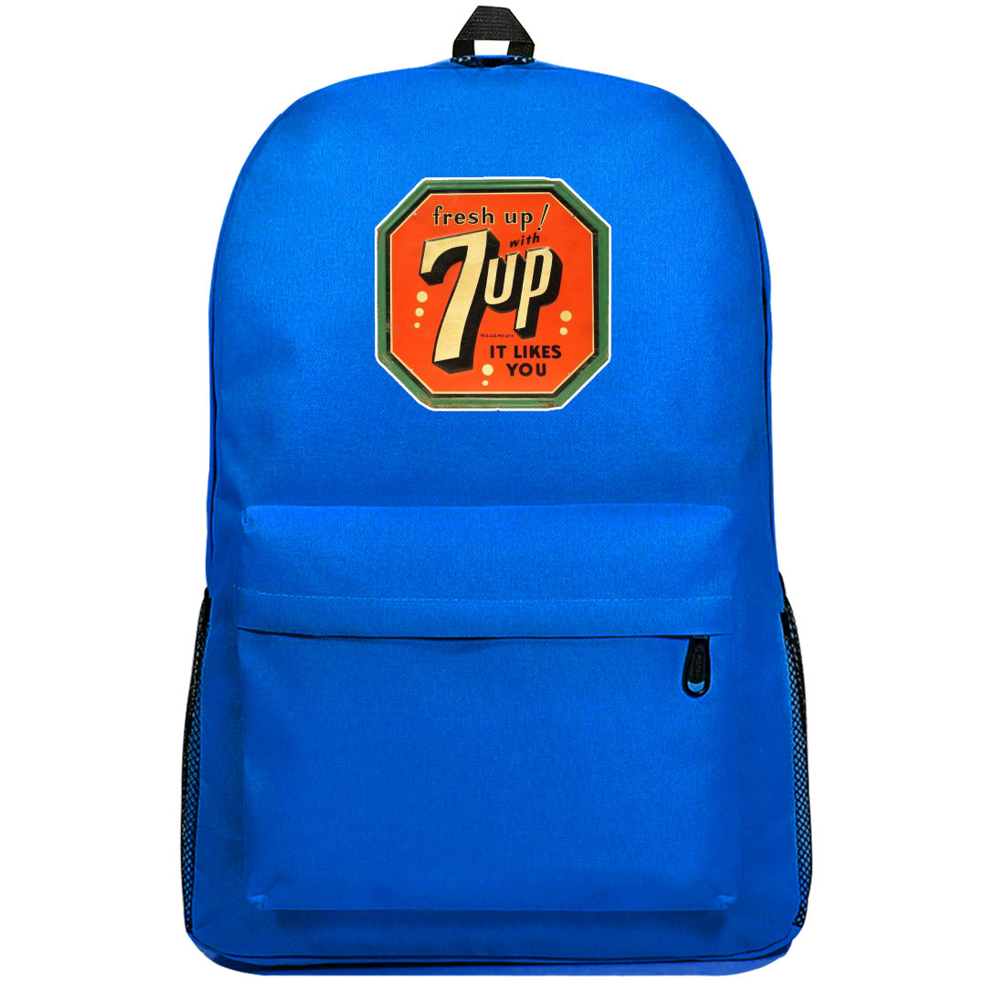 7UP Backpack SuperPack - 7Up 1940s - 50s Advertising Sign