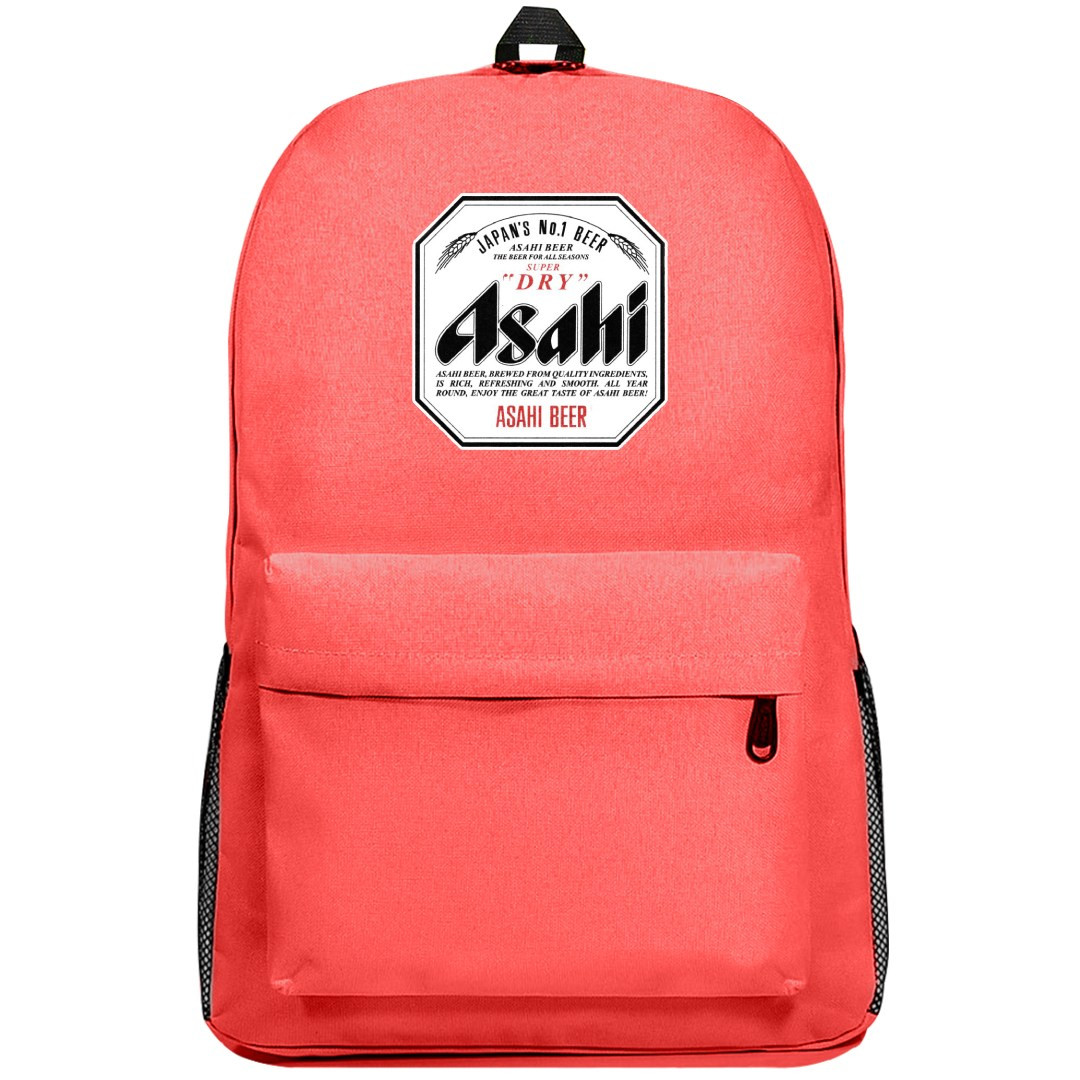 Asahi Breweries Backpack SuperPack - Asahi Breweries Old Advertisement With Sticker