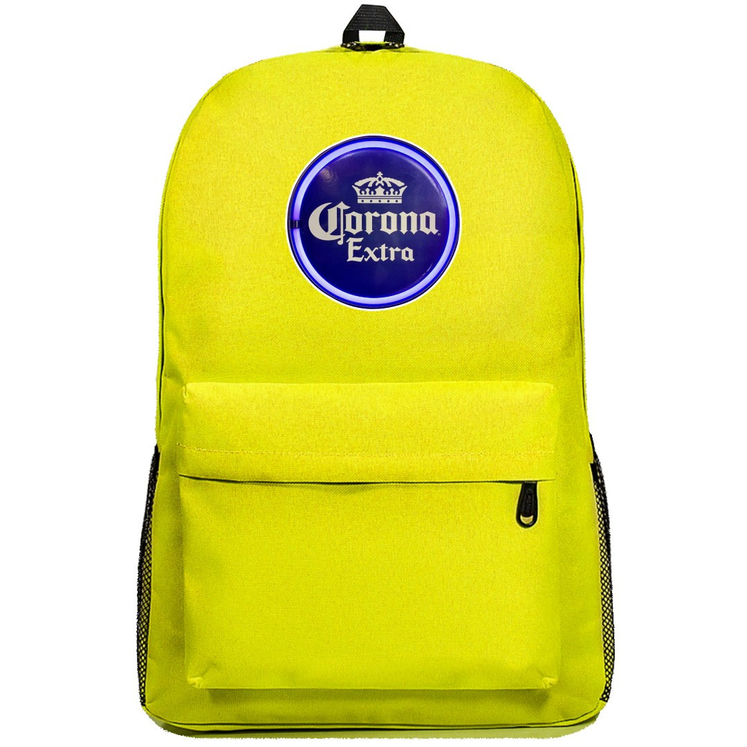 Corona Backpack SuperPack - Corona Logo Extra Blue LED Neon Light